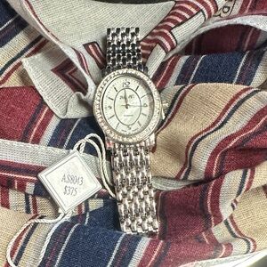 Silver diamond-Accented Women's Watch - August Steiner